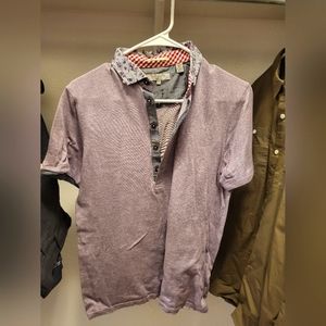 Ted baker size 2 grape collar polo